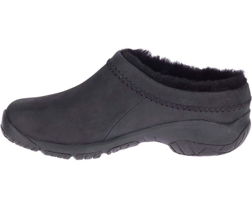 Merrell Slip Ons Damskie Czarne - Encore Ice 4 Skórzane - 638519-DMQ